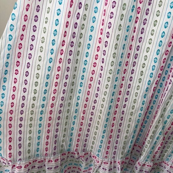 Modcloth Midi Dress Size Large White  A Weekenders Dream Embroidered Dots New - Picture 3 of 15